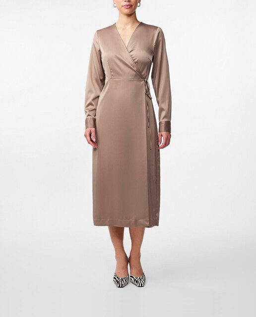 Imagen 0 de Vestido cruzado escote pido