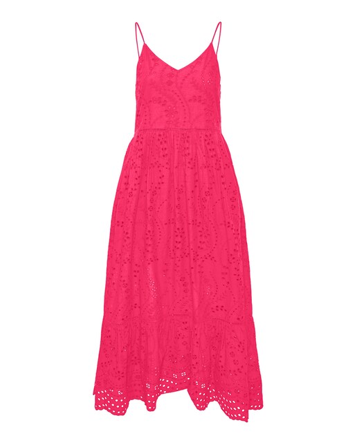 Vestido largo bordado
