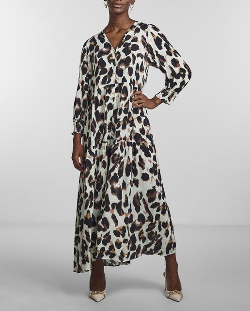 Imagen 0 de Vestido largo estampado