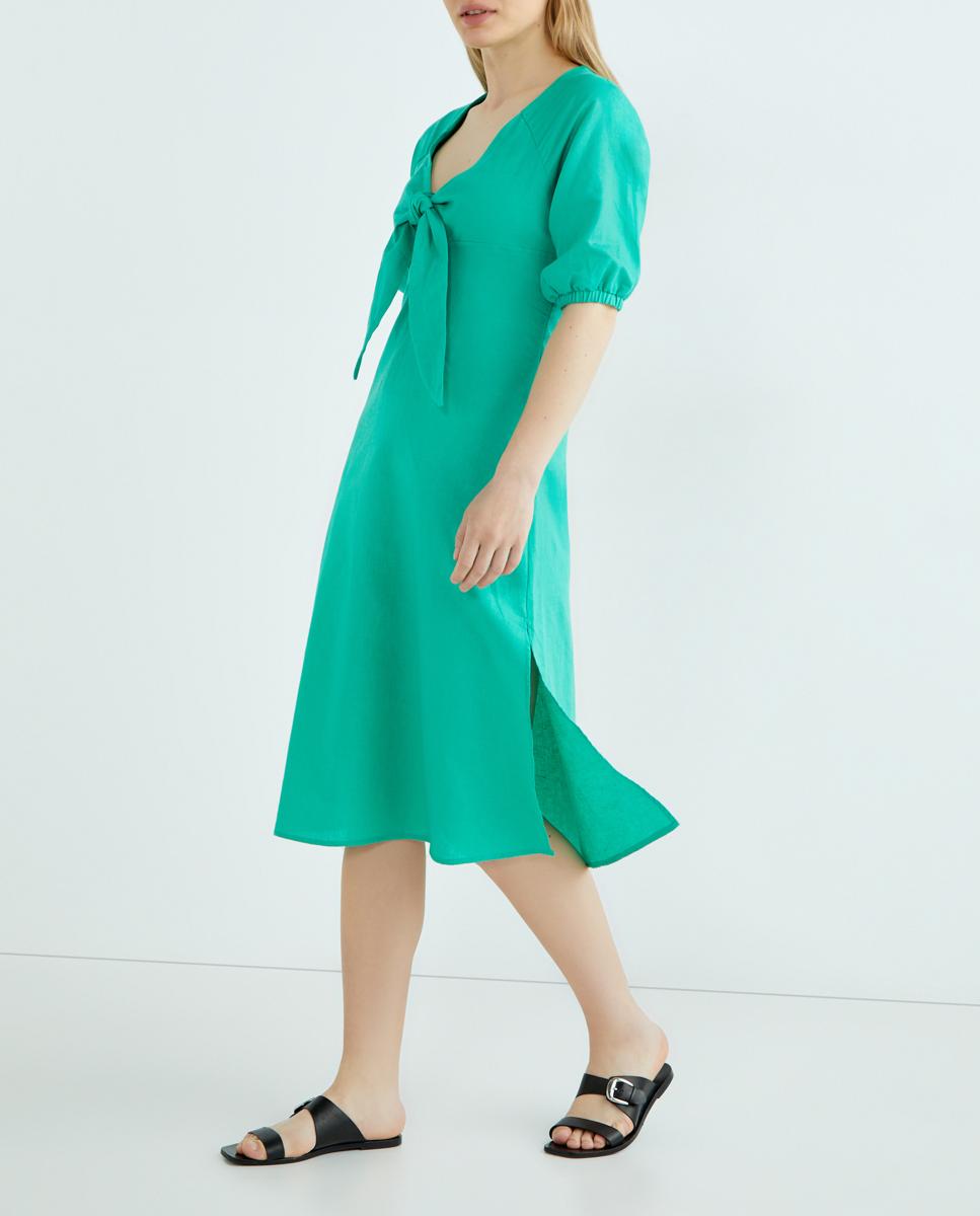 Vestido midi lazo — oferta en Primeriti