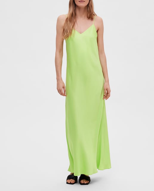 Imagen 0 de Vestido satinado largo