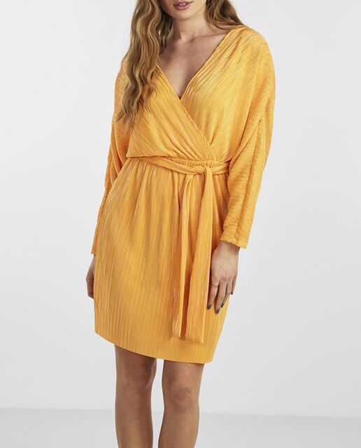 Imagen 0 de Vestido corto manga larga