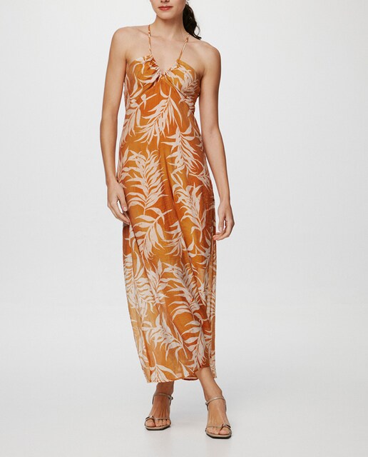Imagen 0 de Vestido largo de tirantes