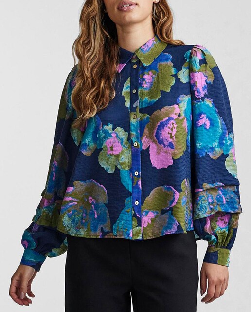 Imagen 0 de Camisa de mujer estampada