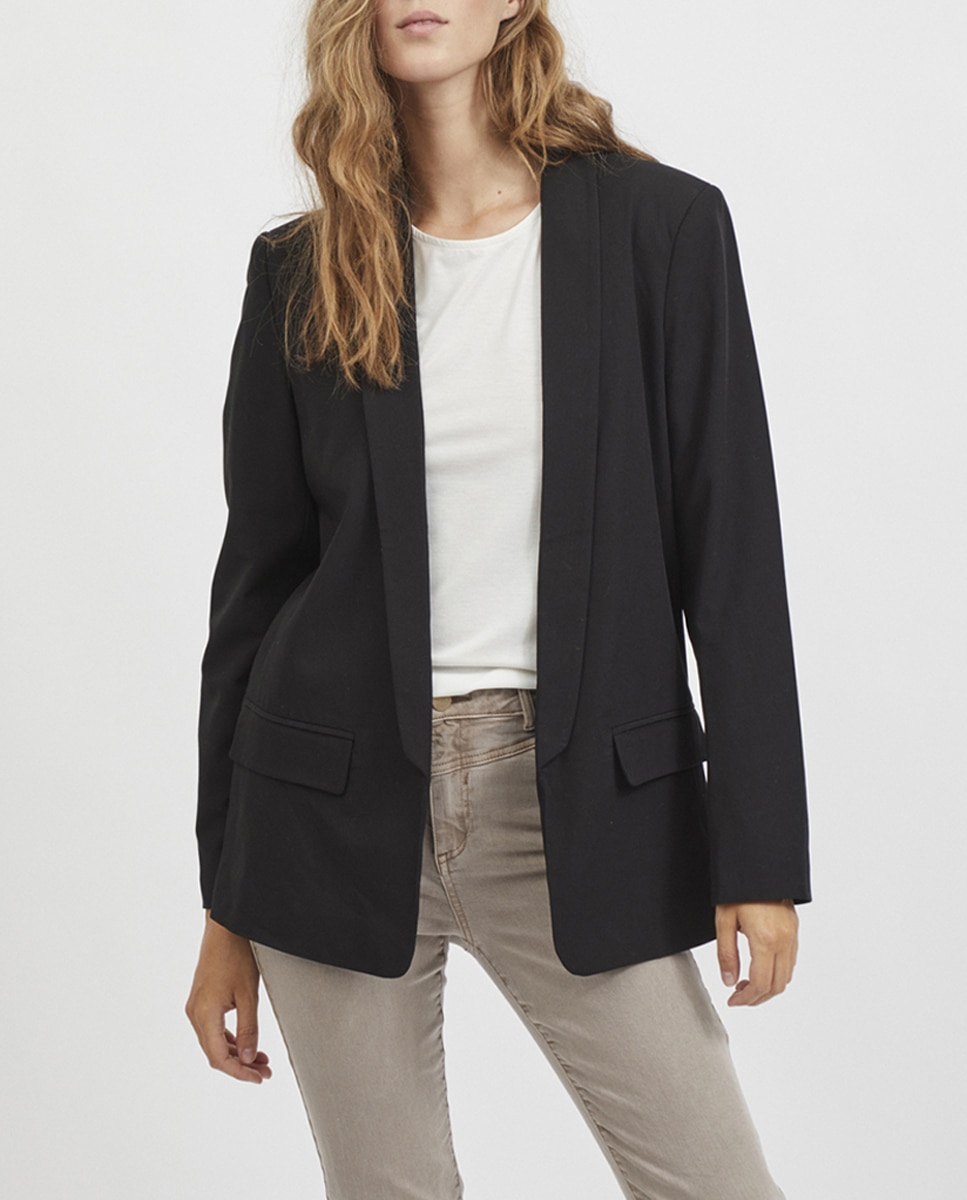 Imagen 0 de Blazer de mujer con bolsillos y solapa