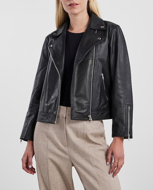 Imagen 0 de Cazadora de mujer biker piel