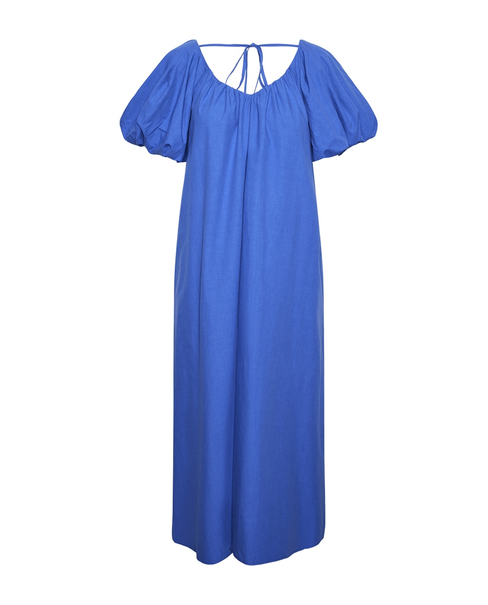 Imagen 0 de Vestido largo mangas abullonadas