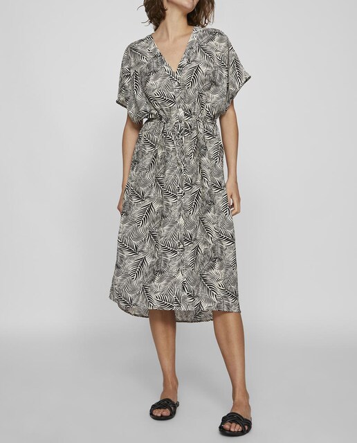 Imagen 0 de Vestido midi manga corta