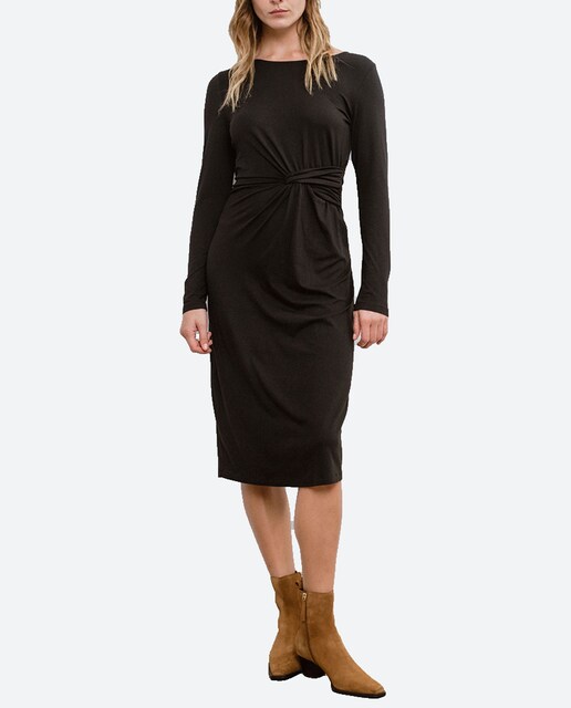 Imagen 0 de Vestido midi con nudo