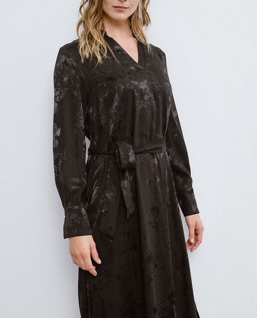 Imagen 0 de Vestido midi jacquard