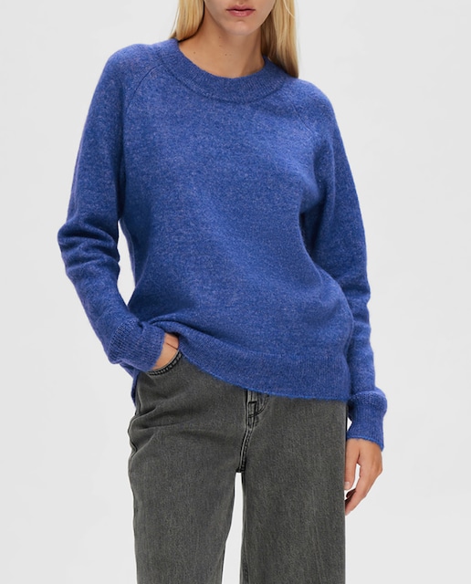Imagen 0 de Jersey de mujer de punto cuello redondo