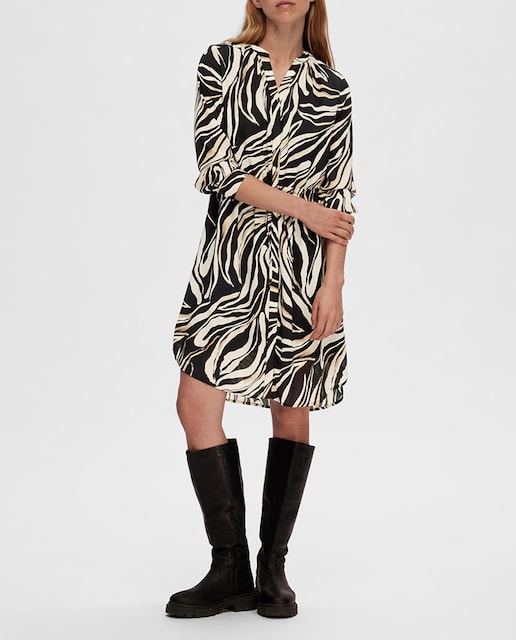 Imagen 0 de Vestido midi estampado