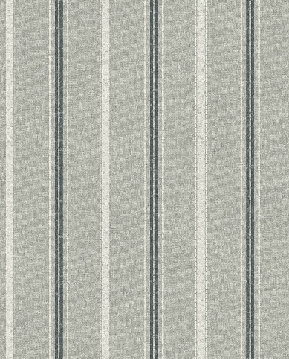 Imagen 0 de Papel pintado rayas tricolor Nantucket Stripes 2 La Maison