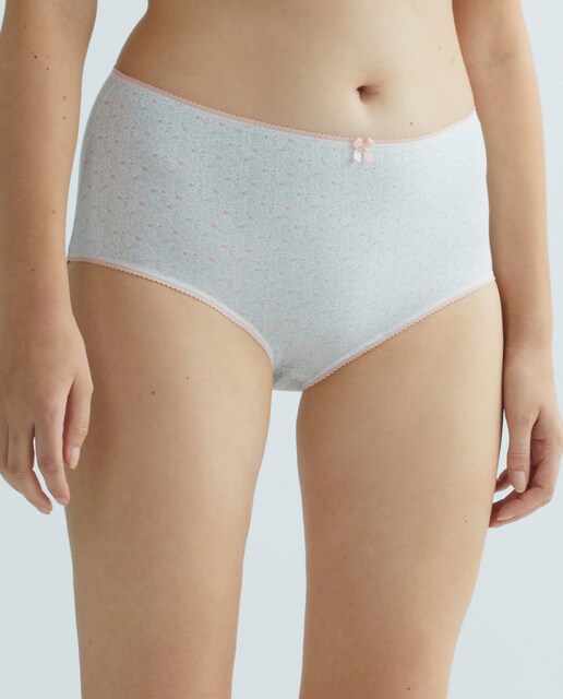 Imagen 0 de Pack 5 bragas altas estampadas algodón