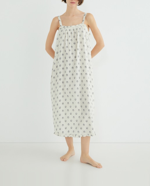 Imagen 0 de Camisón de mujer de tirantes estampado