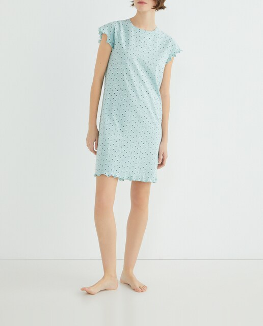 Imagen 0 de Camisón punto manga corta estampado