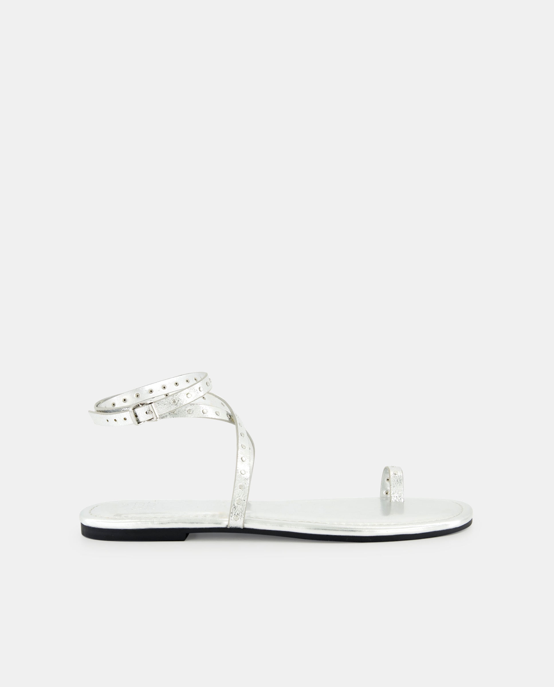 Imagen 0 de Sandalia de mujer tachas silver