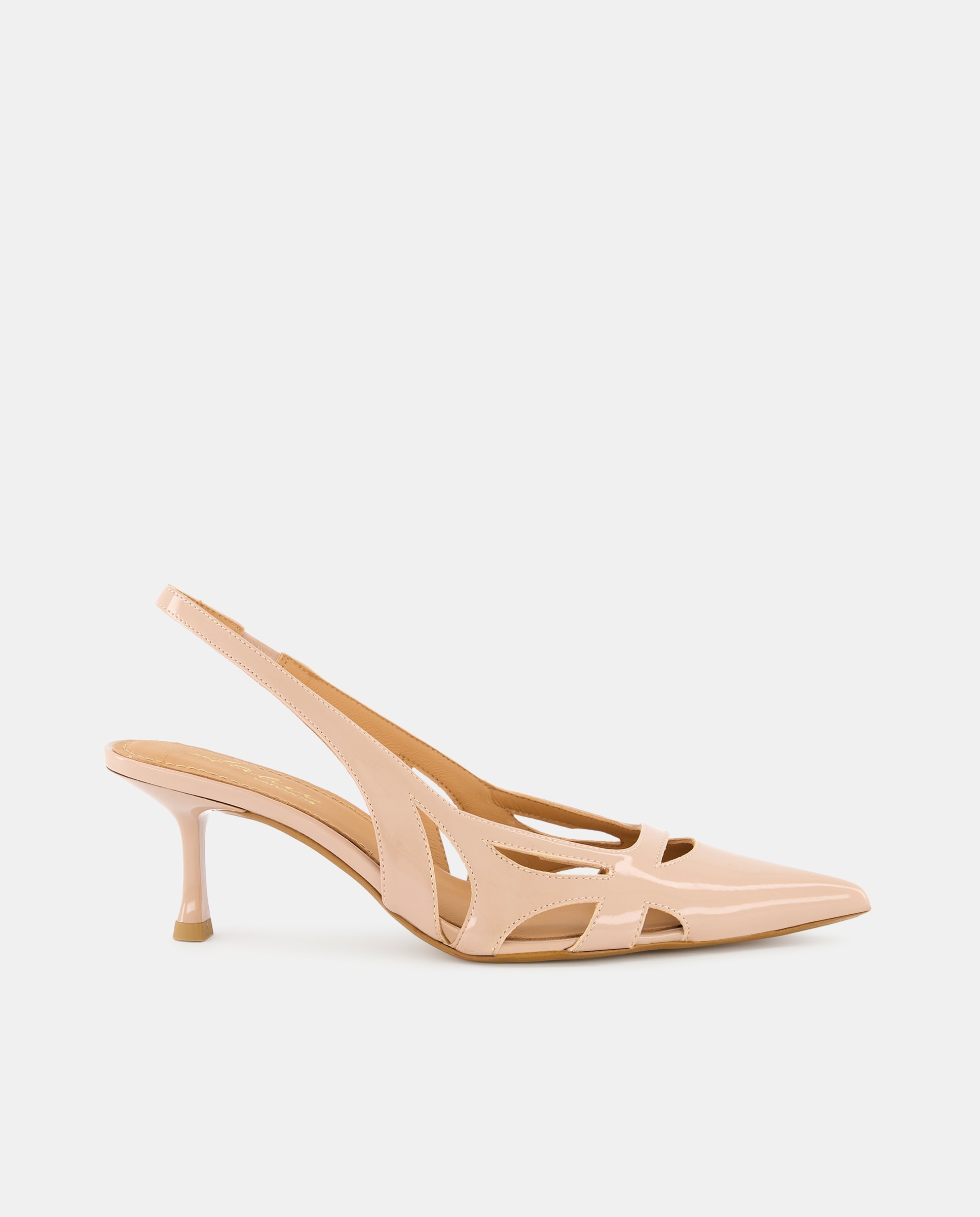 Imagen 0 de Zapatos de salón de mujer destalonados con tacón embudo - Línea Atelier