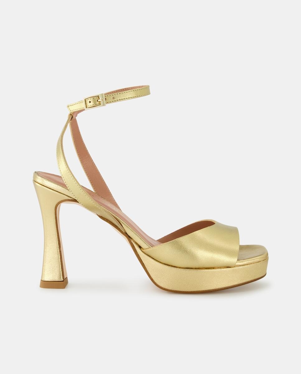 Imagen 0 de Sandalias de tacón de mujer con plataforma pulsera al tobillo y tacón bloque