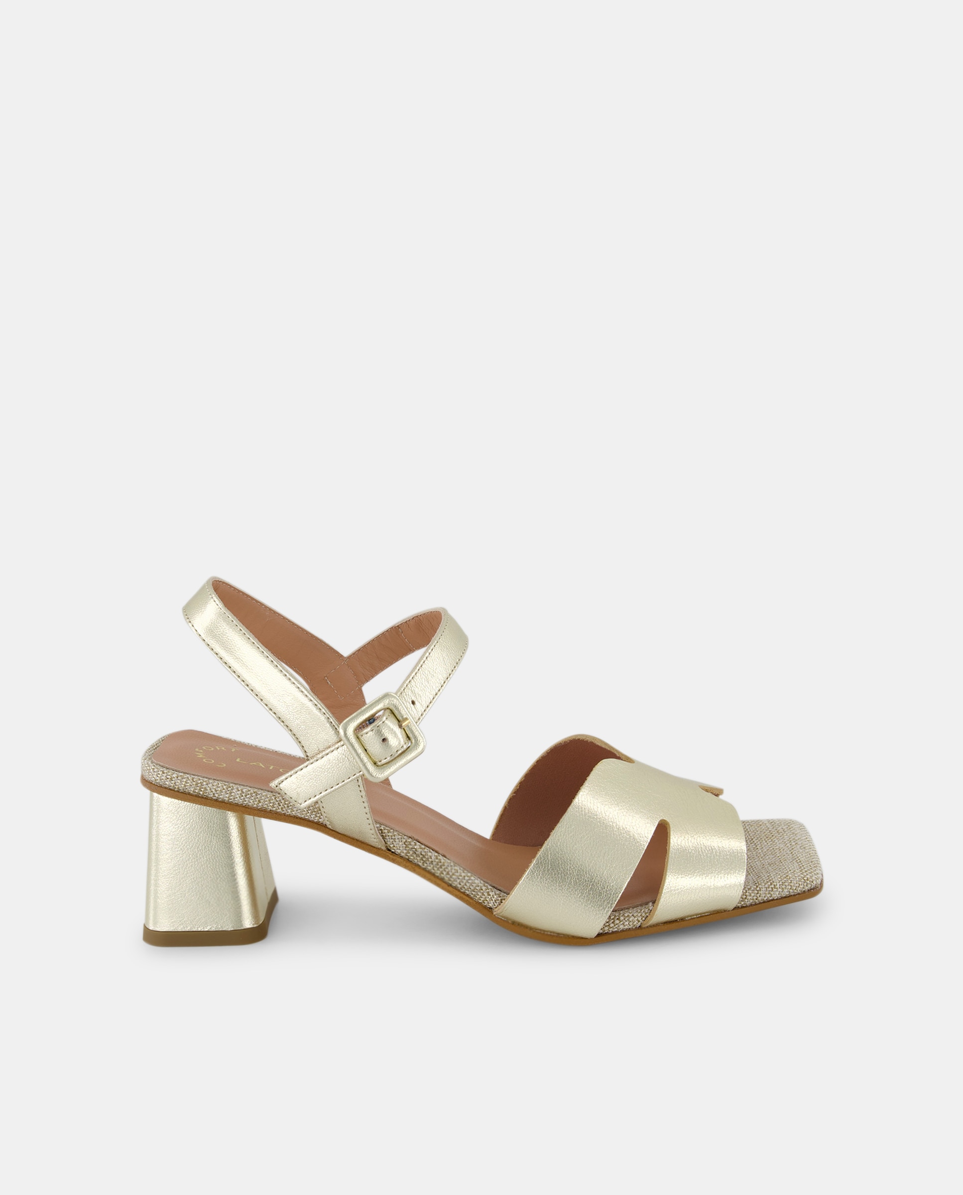 Imagen 0 de Sandalias de tacón de mujer con plataforma