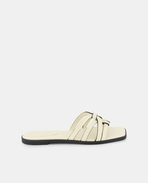 Imagen 0 de Sandalias planas de mujer con pala trenzada