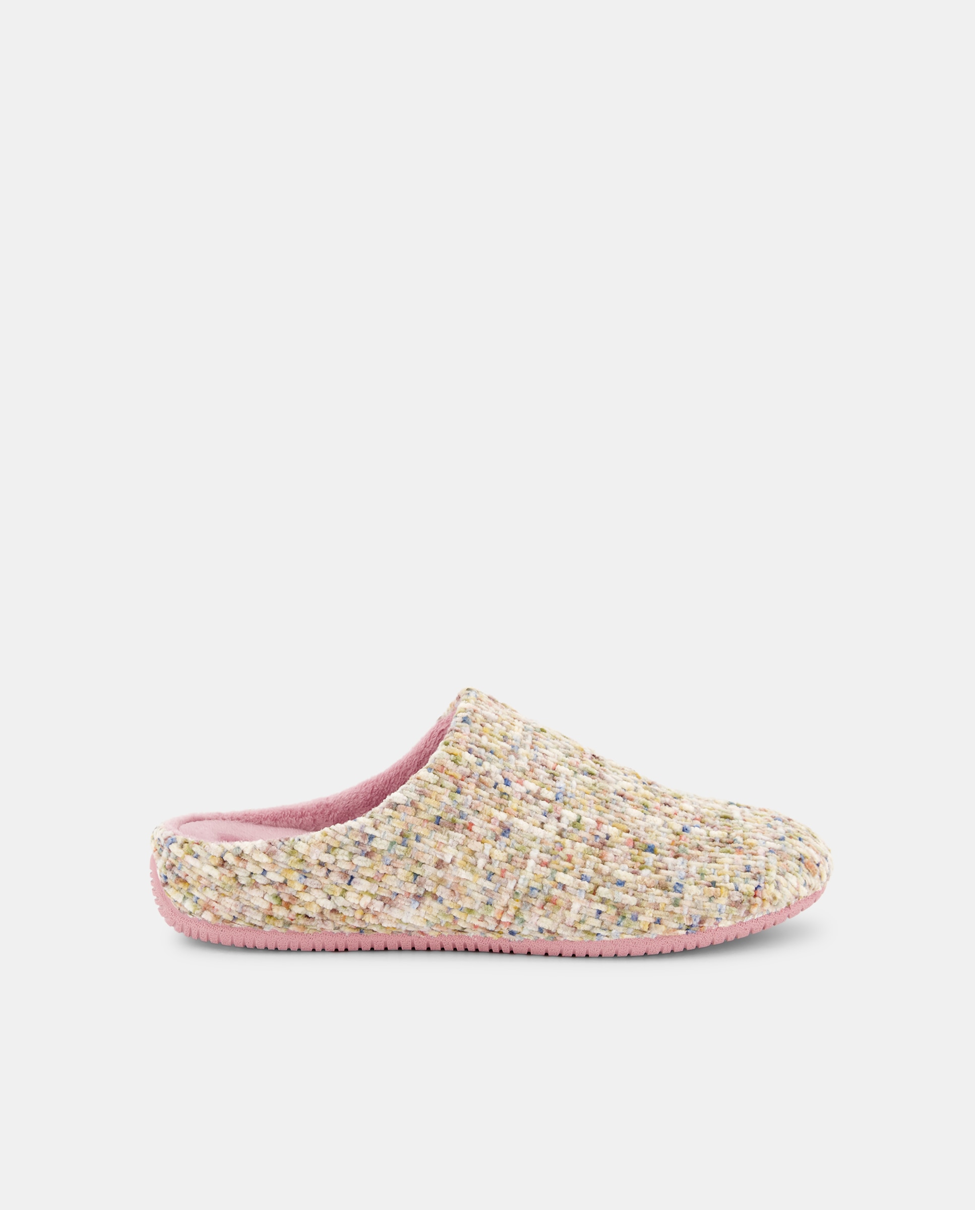 Imagen 0 de Zapatillas de casa abiertas de mujer en textil - Línea Comfort