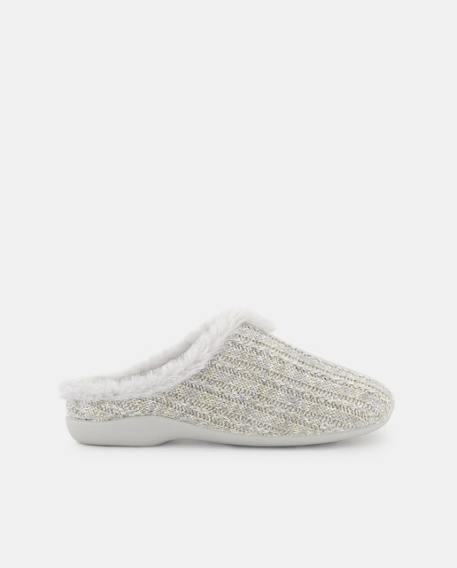 Imagen 0 de Zapatillas casa mujer hilo metalizado