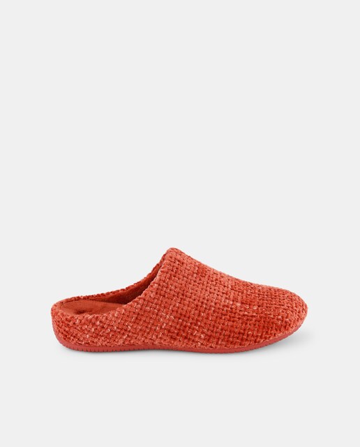 Imagen 0 de Zapatillas de casa de mujer en tejido