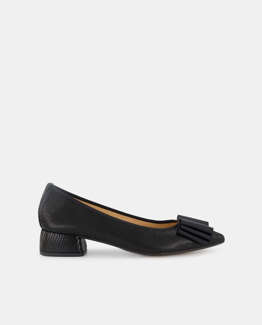 Imagen 0 de Zapatos de tacón de mujer con adorno de lazo
