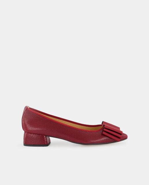 Imagen 0 de Zapatos de tacón de mujer con adorno de lazo