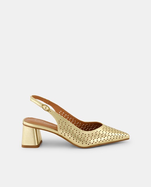 Imagen 0 de Zapatos destalonados de mujer con picados