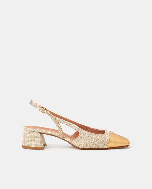 Imagen 0 de Zapato de mujer tacón, destalonado puntera