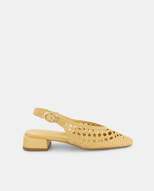Imagen 0 de Zapato tacón, bailarina destalonada trenzados