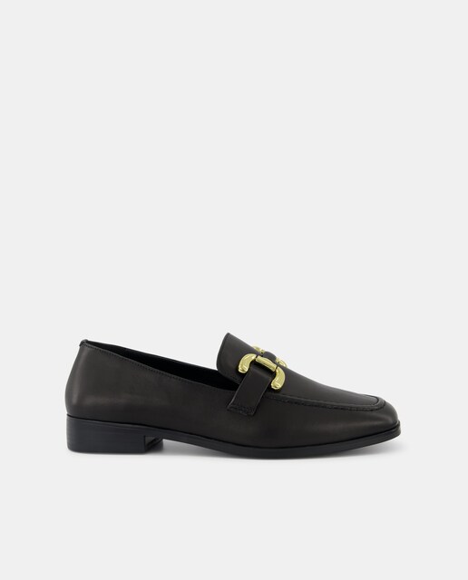Imagen 0 de Mocasines planos de mujer con estribo de napa