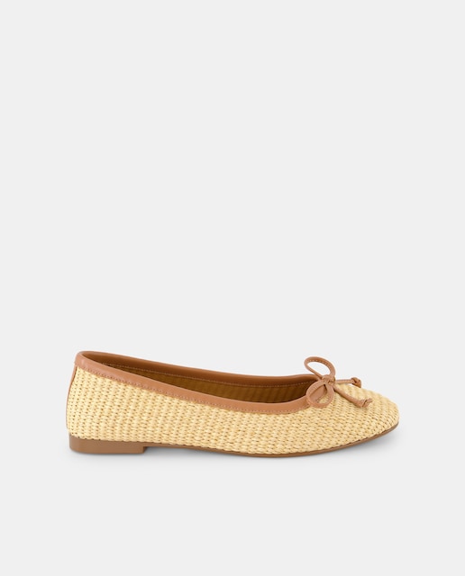 Imagen 0 de Bailarinas planas de mujer de rafia