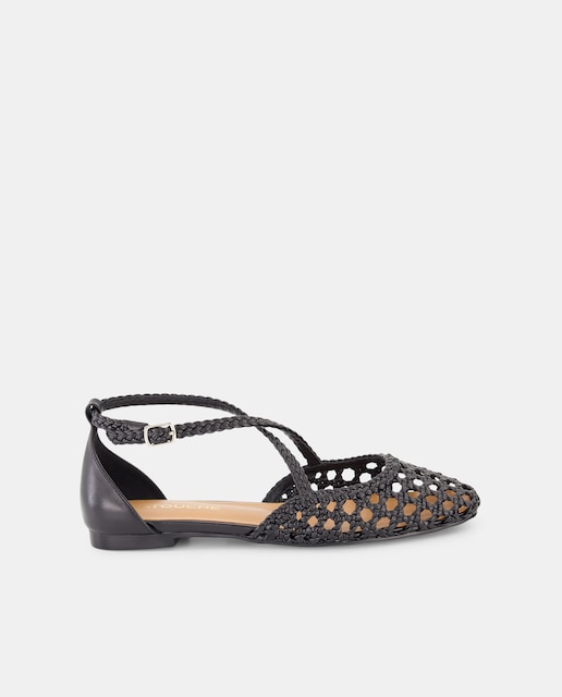 Imagen 0 de ZAPATO PLANO, TRENZADO CRUZADO