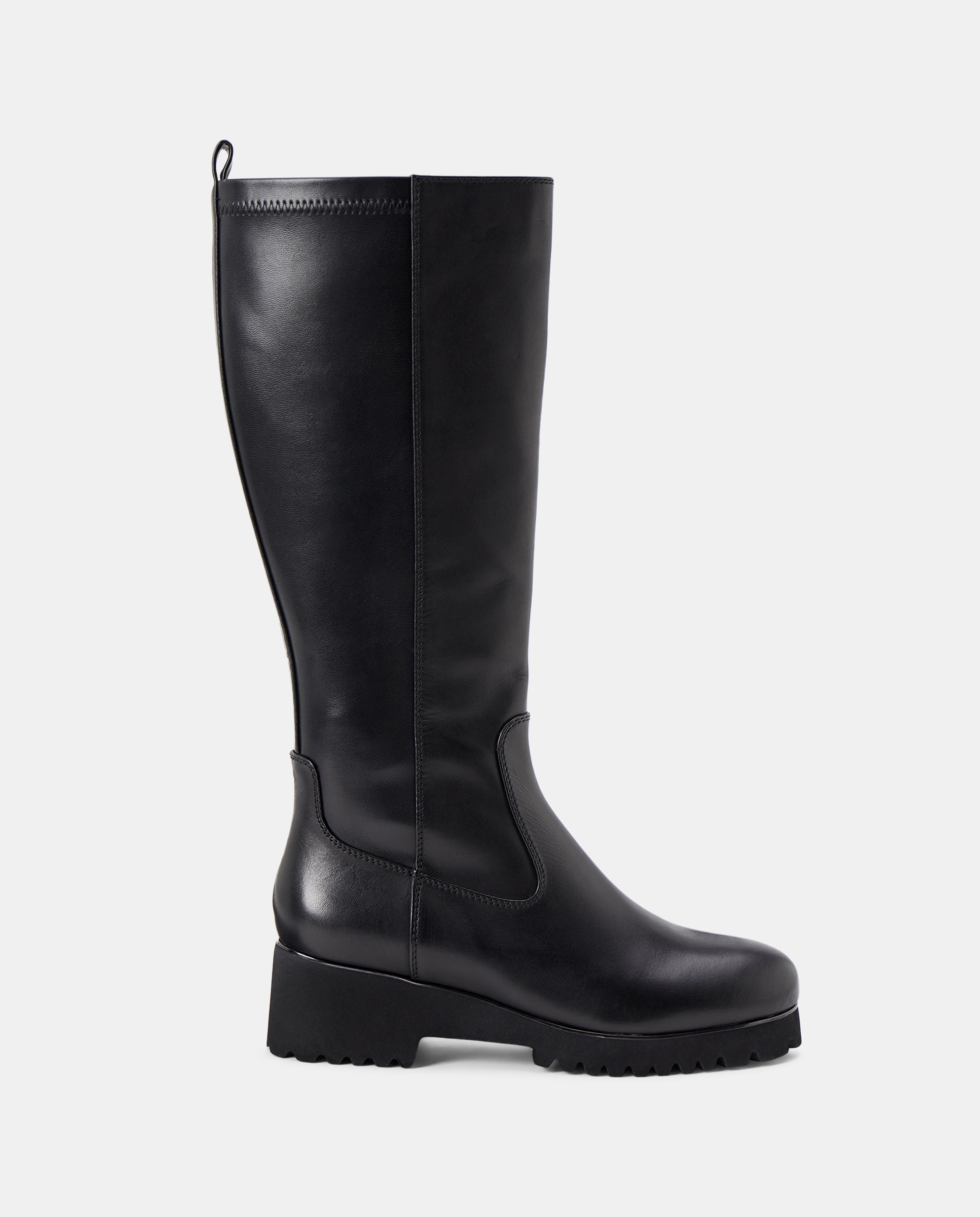 Imagen 0 de Botas planas de mujer con cerco metálico