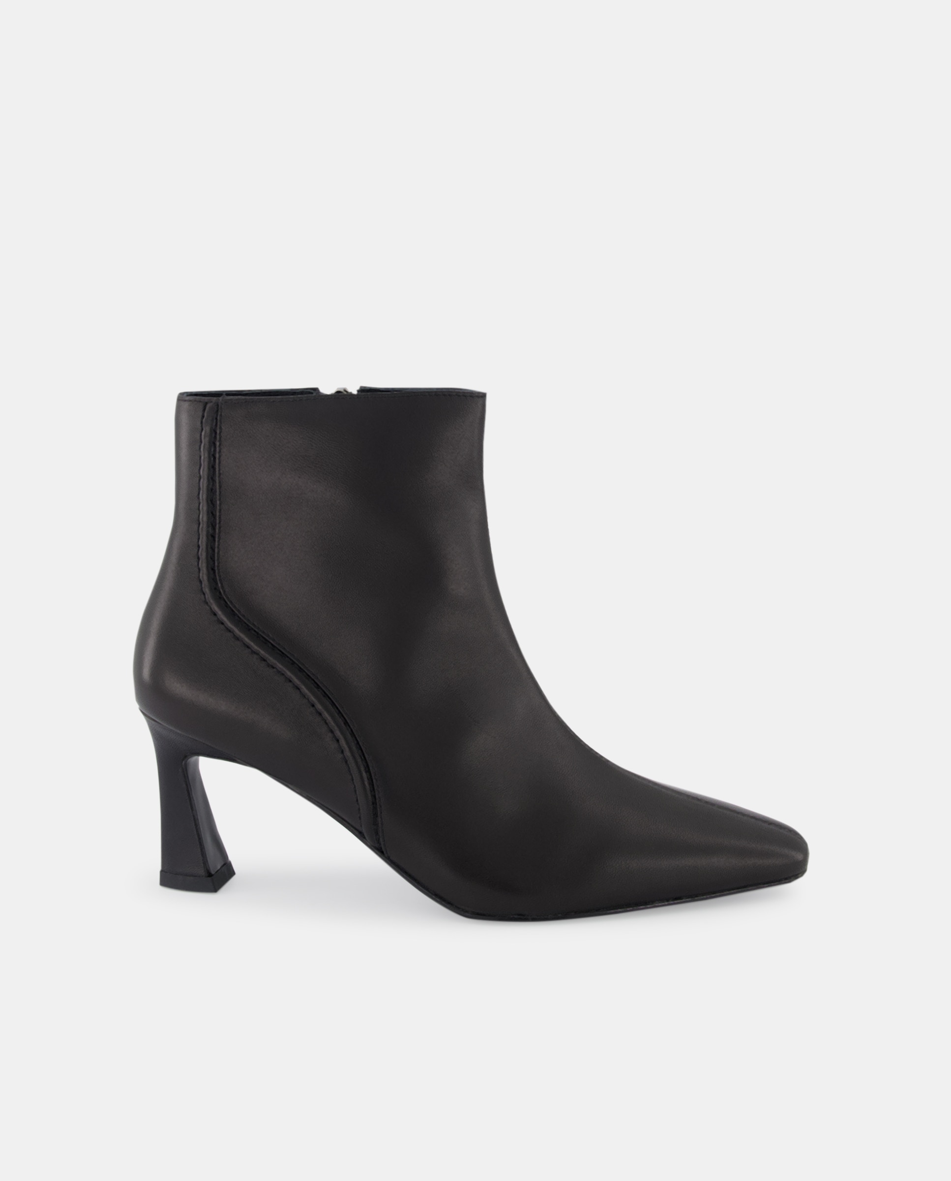 Imagen 0 de Botines de tacón de mujer con bordón lateral