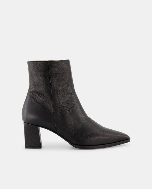 Imagen 0 de Botines de tacón de mujer con liso cerco