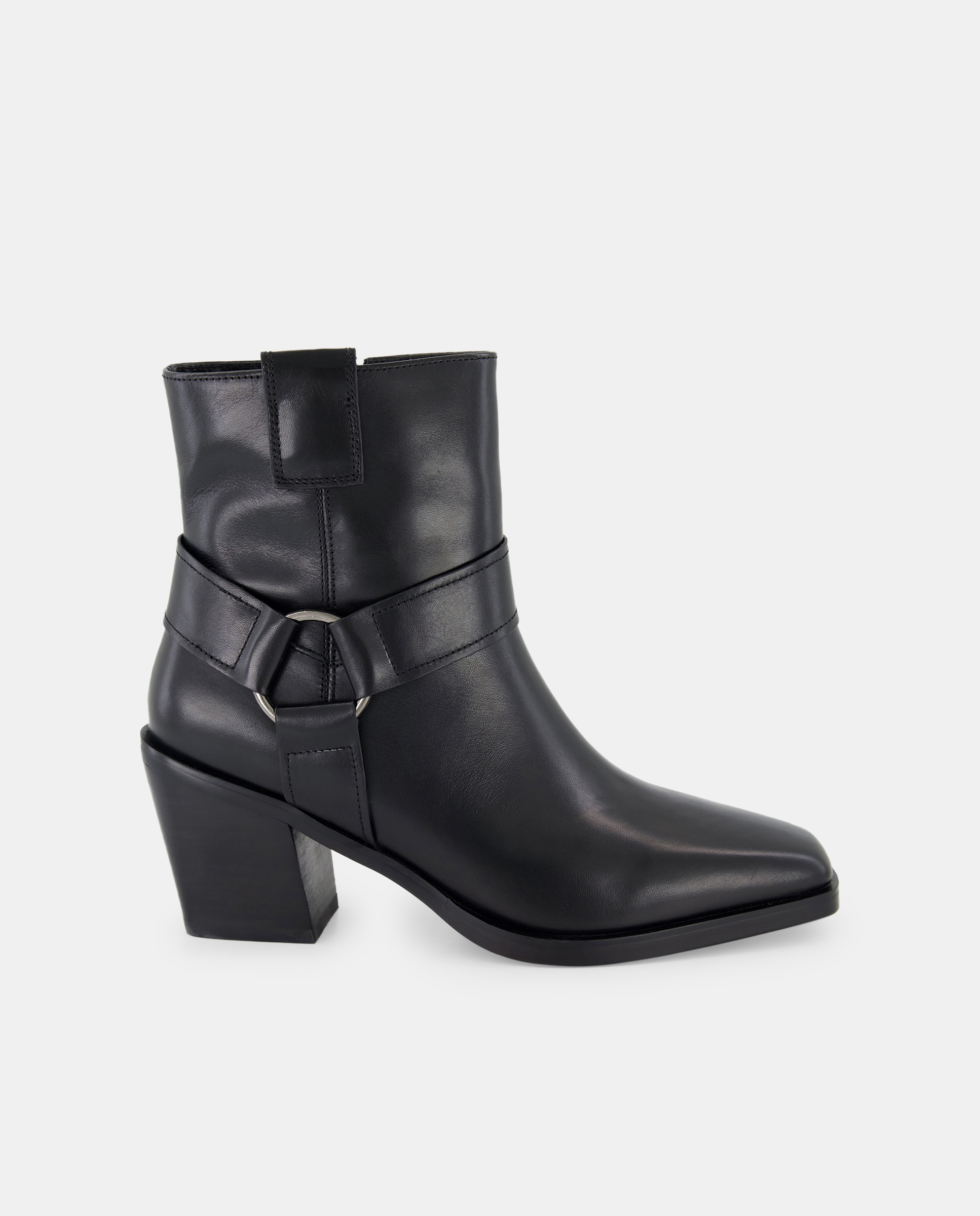 Imagen 0 de Botas de tacón de mujer con puntera cuadrada