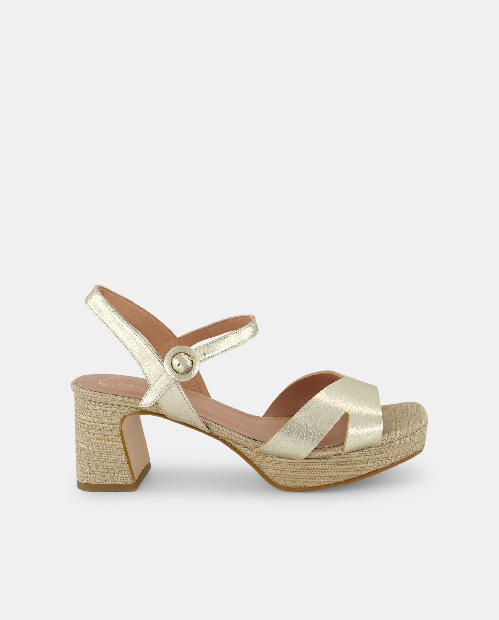 Imagen 0 de Sandalias de tacón de mujer con plataforma