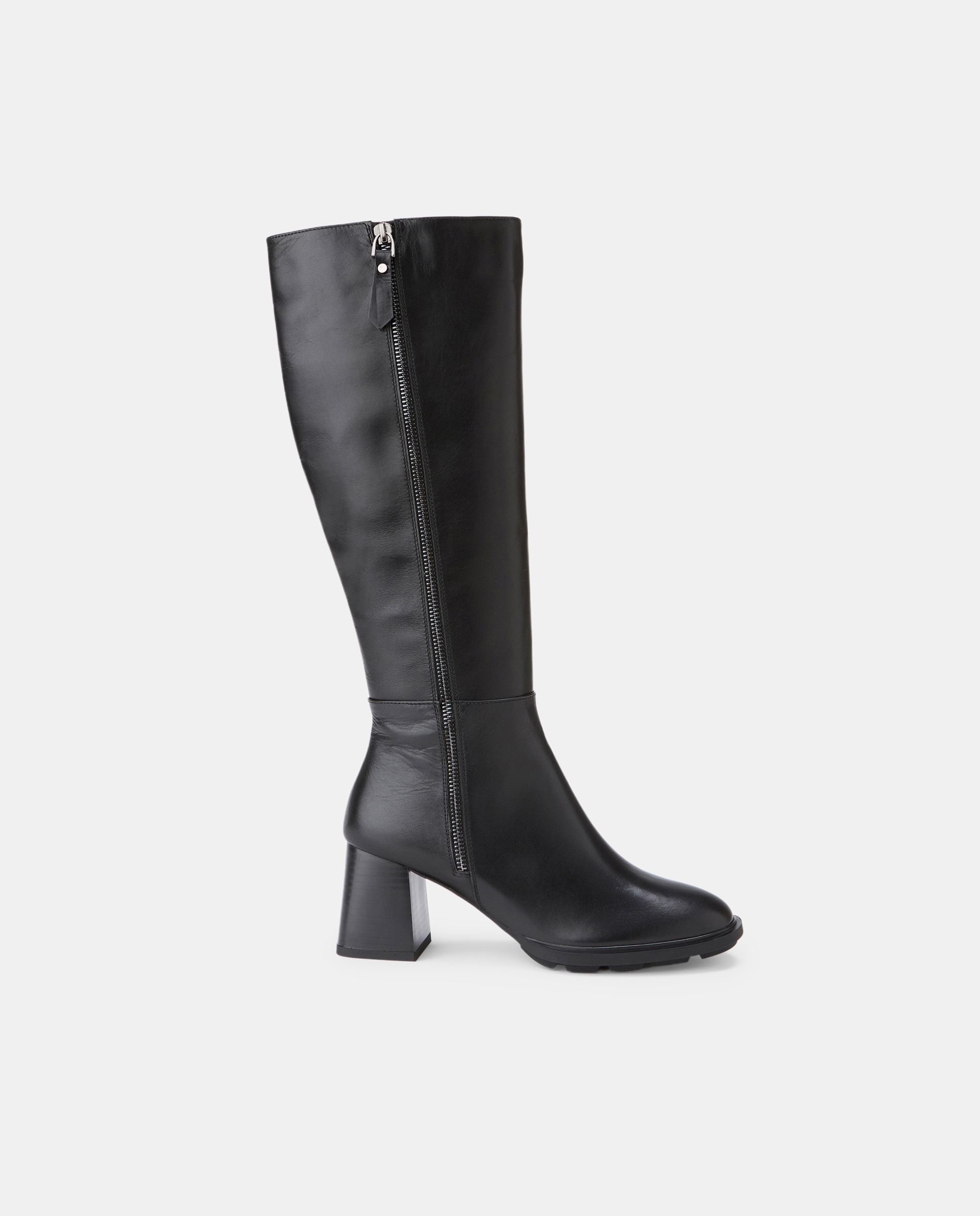 Imagen 0 de Botas de mujer con tacón y cierre de cremallera