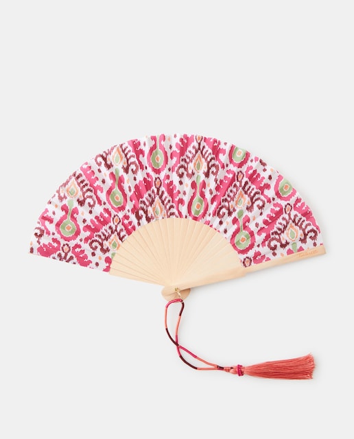 Imagen 0 de Abanico con estampado étnico