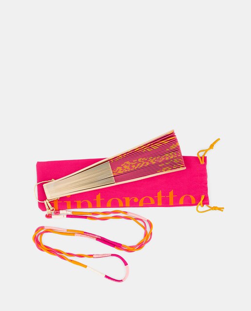 Imagen 0 de Abanico con estampado tropical