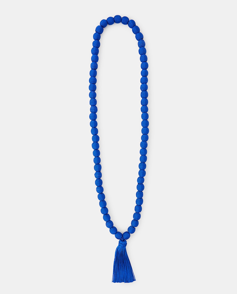 Imagen 0 de Collar de bolas con borla