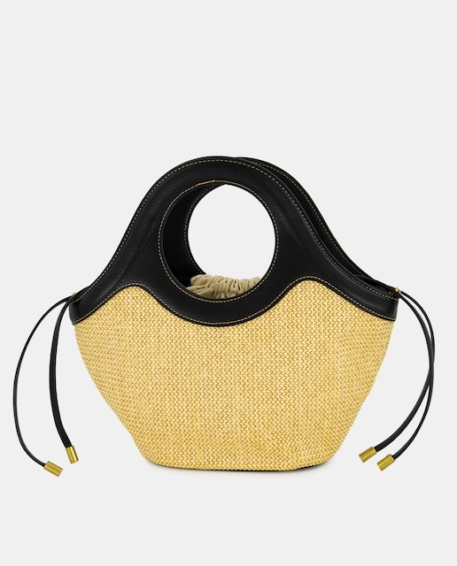 Imagen 0 de Capazo mediano con trenzado en asas