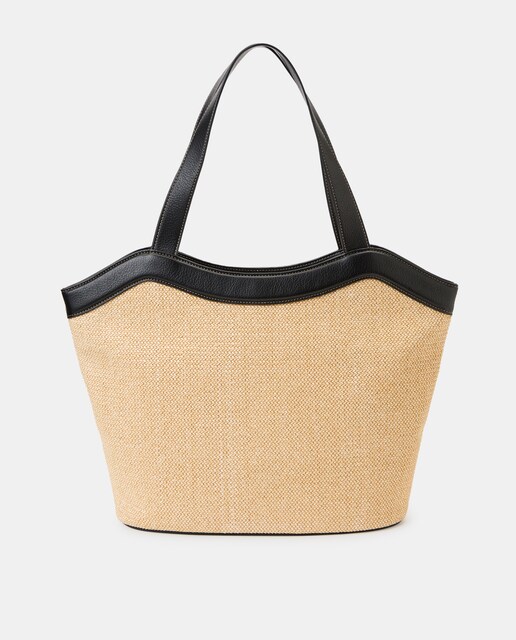 Imagen 0 de Bolso shopper efecto rafia