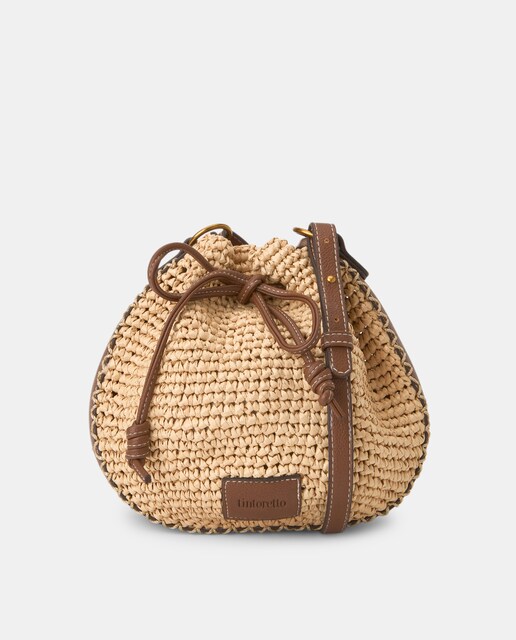 Imagen 0 de Bolso bandolera efecto rafia