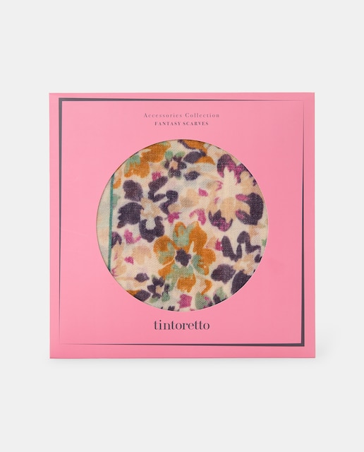 Imagen 0 de Bandana lana flores