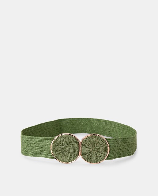 Imagen 0 de Cinturón elástico con hebilla círculo